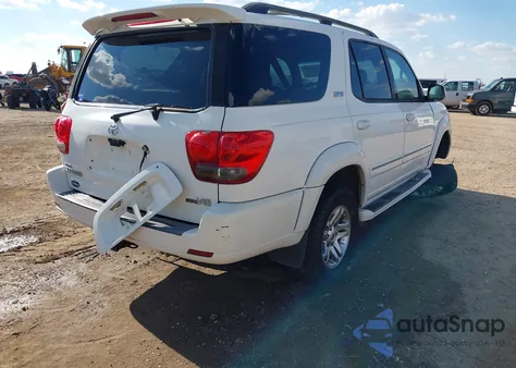 2005 Toyota Sequoia Sr5 V8 из США, поврежденный, VIN 5TDZT34A45S250879